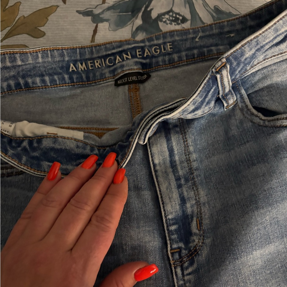 American Eagle Outfitters High Rise Light Blue Jeans